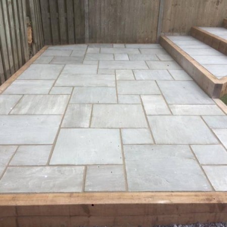 Kandla Grey Indian Sandstone 600 x 600